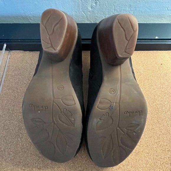 Dansko Stacked Heel Ankle Booties - Picture 4 of 4